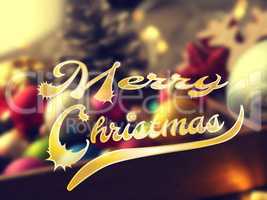 Colorful Merry Christmas background