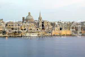 Panorama of Valletta, Malta
