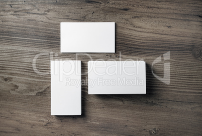 Blank business cards