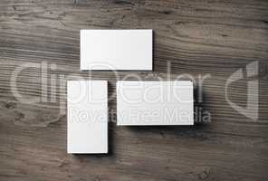 Blank business cards