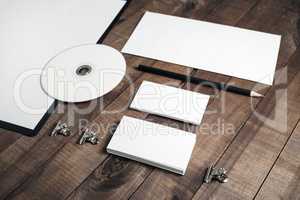 Blank stationery mockup