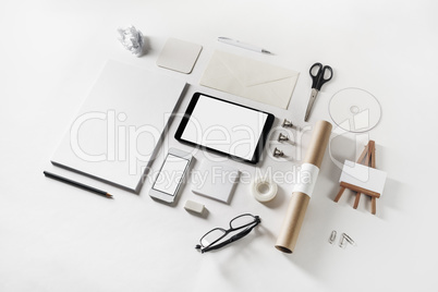 Blank corporate stationery