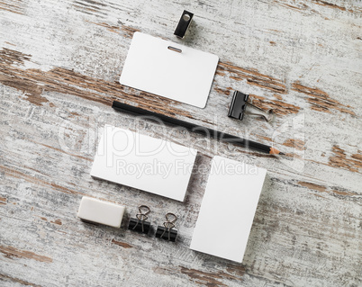 Blank stationery set