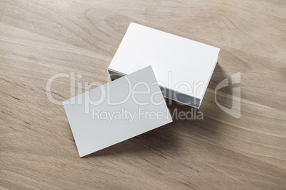 Blank business cards