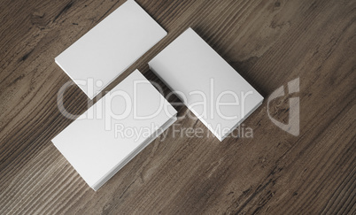 Blank business cards