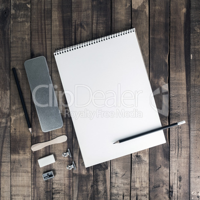 Blank stationery template