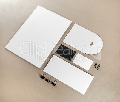 Blank stationery set