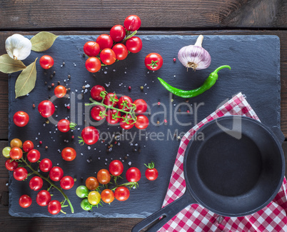 ripe red cherry tomatoes