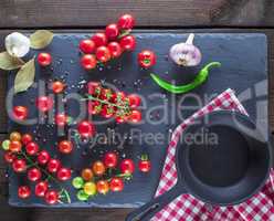 ripe red cherry tomatoes