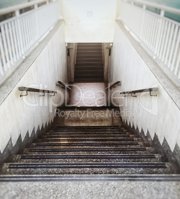 perspective view of a staircase