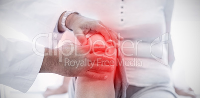 Composite image of highlighted pain