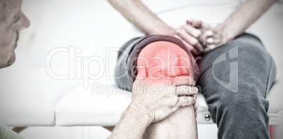 Composite image of highlighted pain