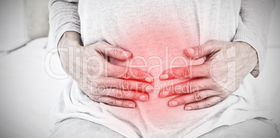 Composite image of highlighted pain