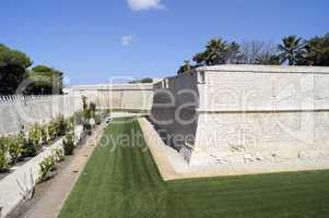 Fortified walls in Mdina