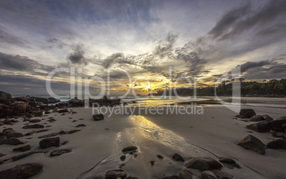 Sunrise on the beach