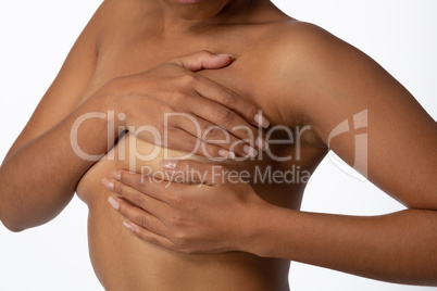 Woman for breast cancer awareness Woman for breast cancer awareness