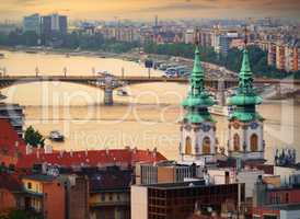 Margaret bridge in Budapest