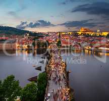 Charles Bridge from above
