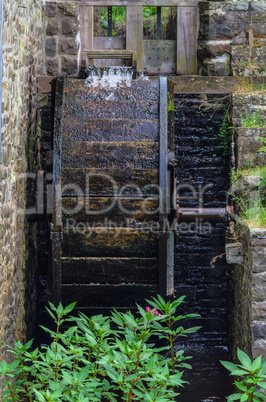 Restored Mill Wheel of an old Water Mill