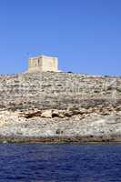 Saint Mary tower in Comino