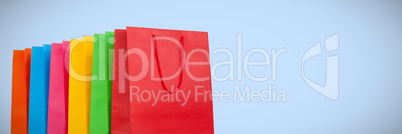 Composite image of shopping bags