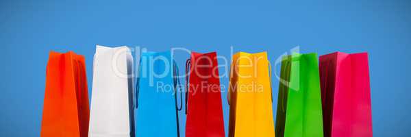 Composite image of shopping bags