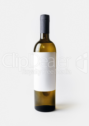 Wine bottle, blank label