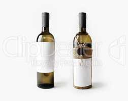 Two wine bottles