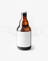 Beer bottle, blank label