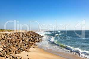 Sandy beach with dunes