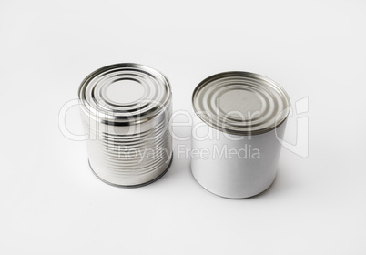 Two tin cans