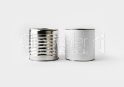 Blank tin cans