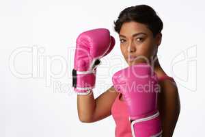 Side shot of woman fighting against breast cancer