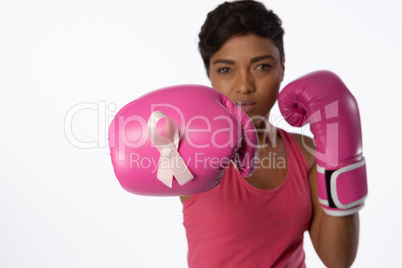 Woman for fight against breast cancer