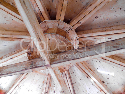 Construction of a gazebo ceiling