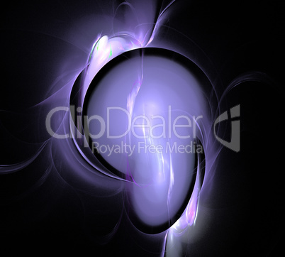 image of one Digital Fractal on Black Color image of one Digital Fractal on Black Color