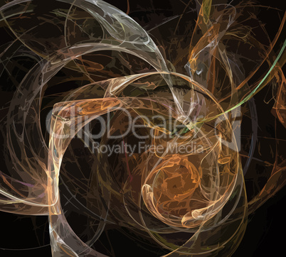 image of one Digital Fractal on Black Color image of one Digital Fractal on Black Color