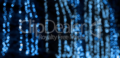 abstract blurred background with round blue  bokeh
