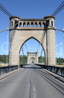 Brücke bei Langeais, Frankreich