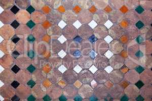 Arab mosaic in Marrakech