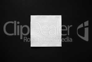 Blank paper napkin