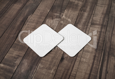 Two square coasters