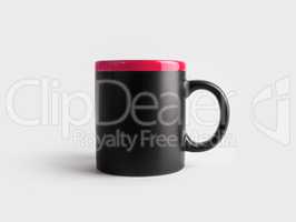 Black and red mug