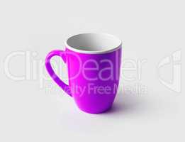 Blank purple mug