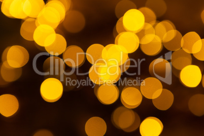 unfocused Christmas light