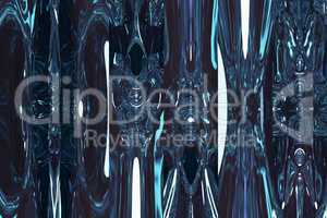 Fantastic blue shining space. Abstract blue background.