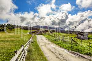 Hiking landscape in South Tyrol