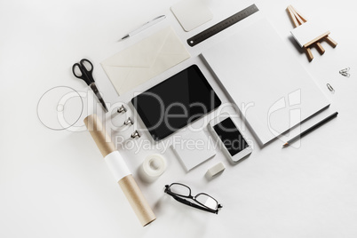 Blank corporate stationery