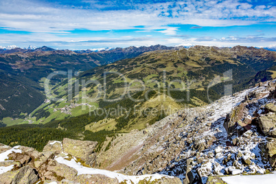 View from Astjoch in South Tyrol