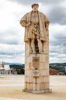 Statue of King D. João III of Coimbra Portugal